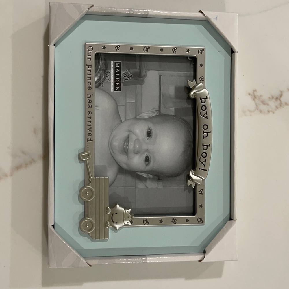 NWT baby boy 4x6 picture frame